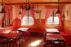 Počitniška hiša destina Bohinj skupni prostor